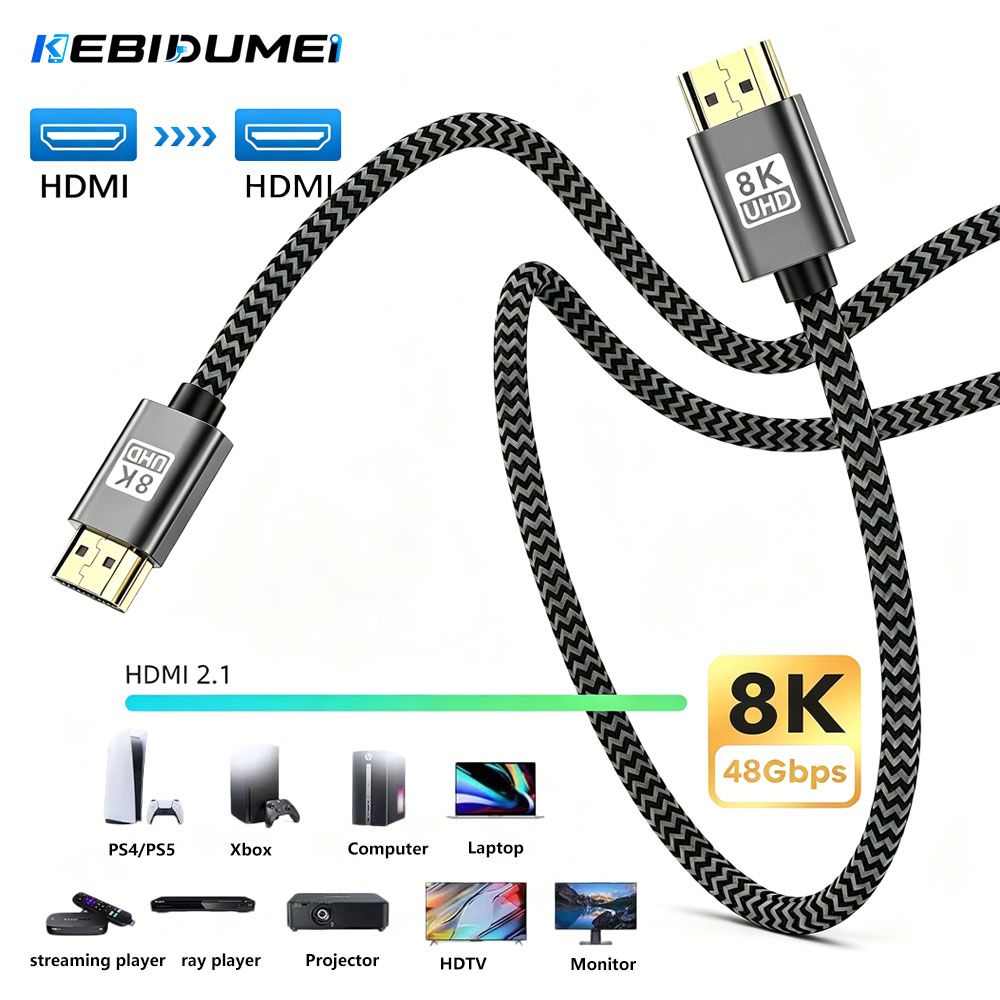 Hdmi Arc Cable - KEBIDUMEI 8K HDMI 호환 2.1 케이블