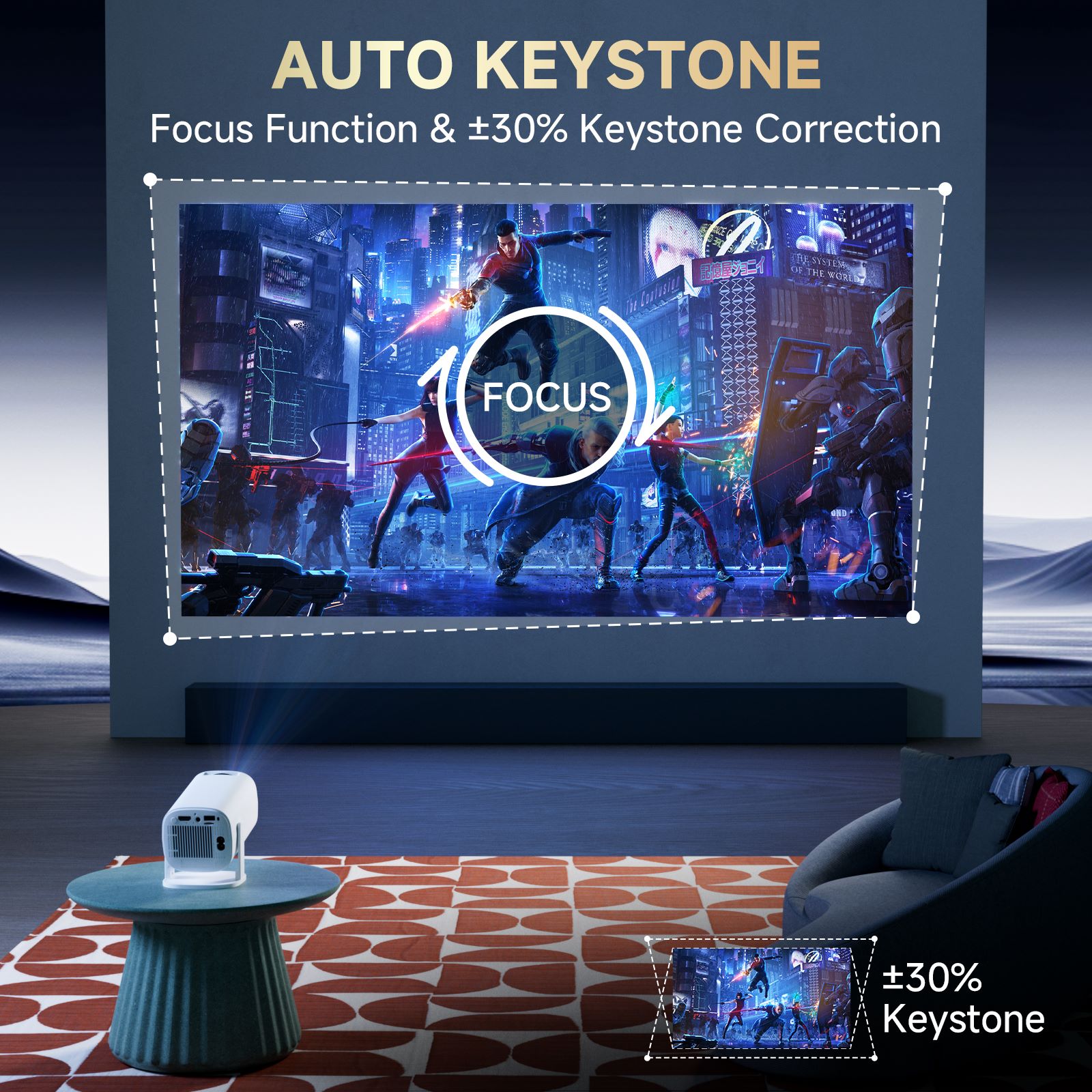 HONGTOP P30PRO 스마트 미니 프로젝터 안드로 - Home Cinema Night 리뷰 및 가격