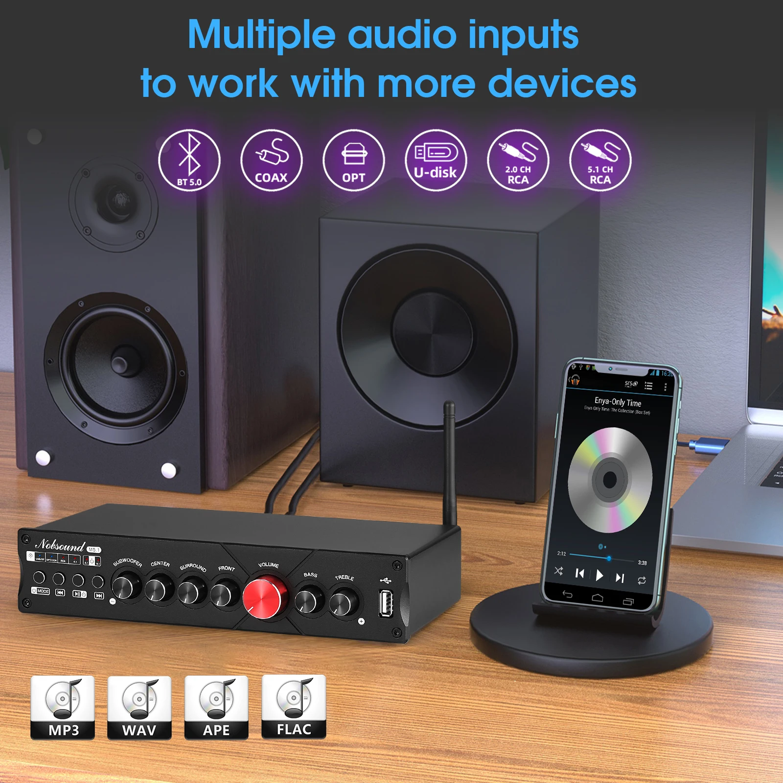 Nobsound 디지털 블루투스 수신기, 5.1 채널  - Home Cinema Samsung 5.1 리뷰 및 가격
