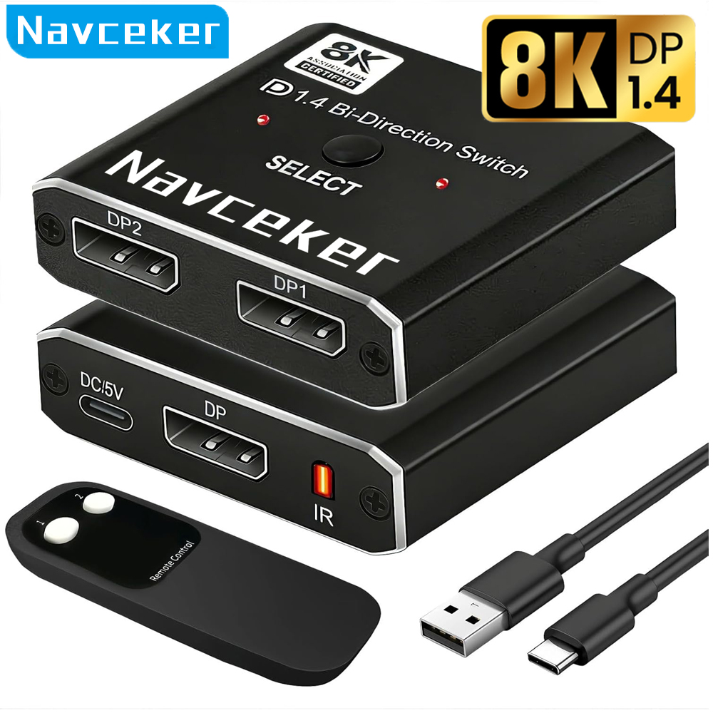 Navceker DisplayPort 스위치 8K 스플 - Home Cinema Apple 리뷰 및 가격