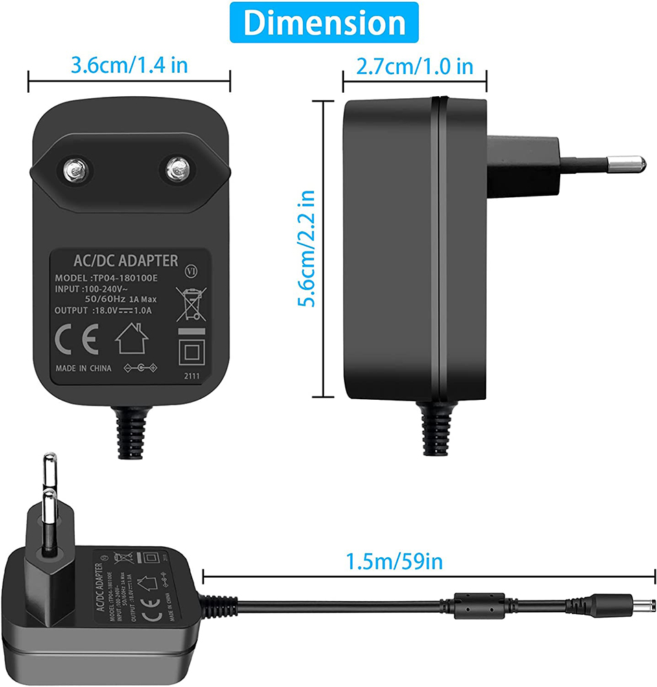 전원 공급 어댑터 AC-DC 컨버터 어댑터, 18V D - Home Cinema Bluetooth 리뷰 및 가격