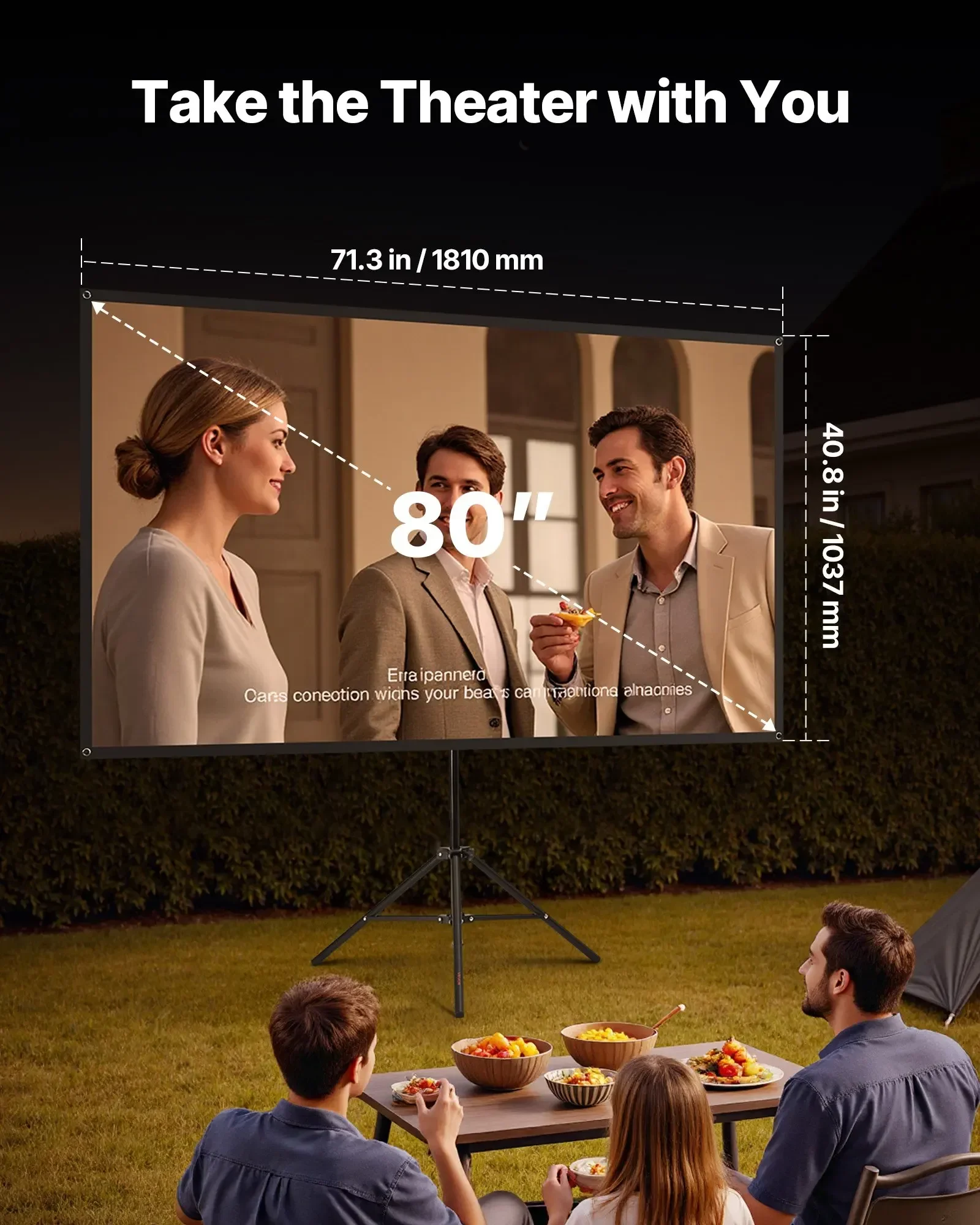 삼각대 프로젝터 스크린 스탠드 포함 80인치 160 ° - Projector Tripod Stand 리뷰 및 가격