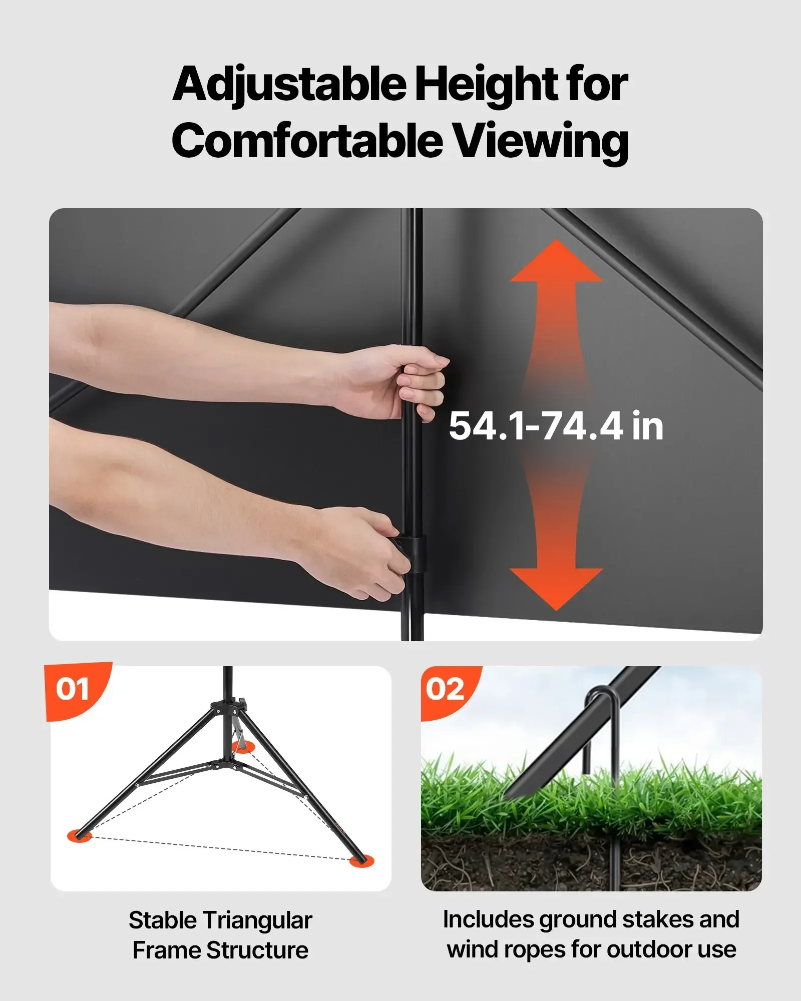 삼각대 프로젝터 스크린 스탠드 포함 80인치 160 ° - Projector Tripod Stand 리뷰 및 가격