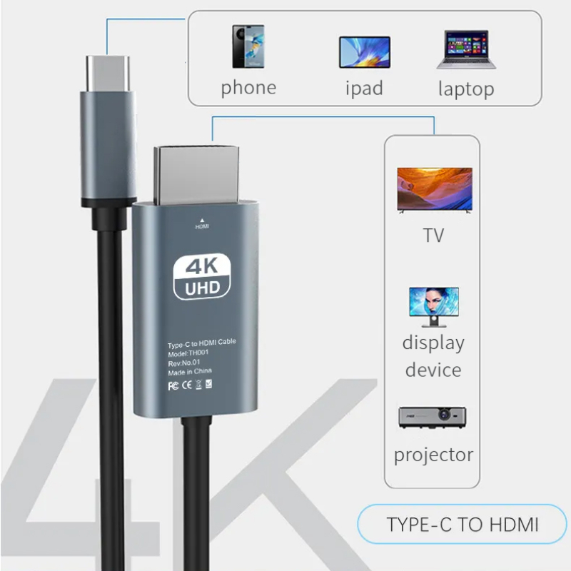 4K USB C HDMI 케이블 유형-C 30/60Hz - Hdmi Arc Cable 리뷰 및 가격