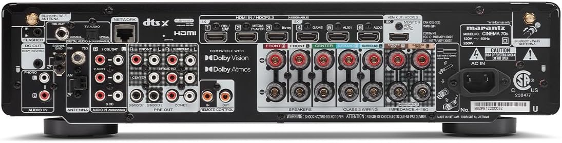 마란츠 시네마 70S 7.2채널 리시버 (50W X 7 - Home Cinema Bluetooth 리뷰 및 가격