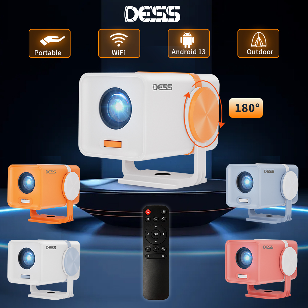 DESS 프로젝터 안드로이드 13 듀얼 밴드 Wifi6 - Home Cinema Night 리뷰 및 가격