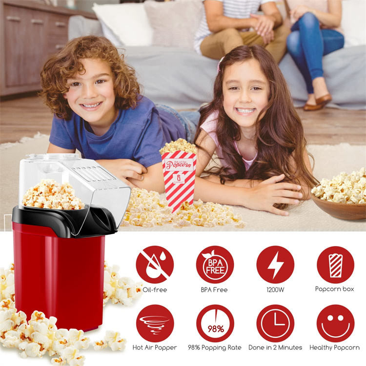 완전 자동 미니 팝콘 기계, 가정용 주방에 완벽한 전기 - Popcorn Machine Home 리뷰 및 가격