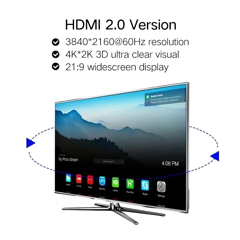 4K 60Hz HDMI 광섬유 케이블 15M 20M 3 - Hdmi Arc Cable 리뷰 및 가격