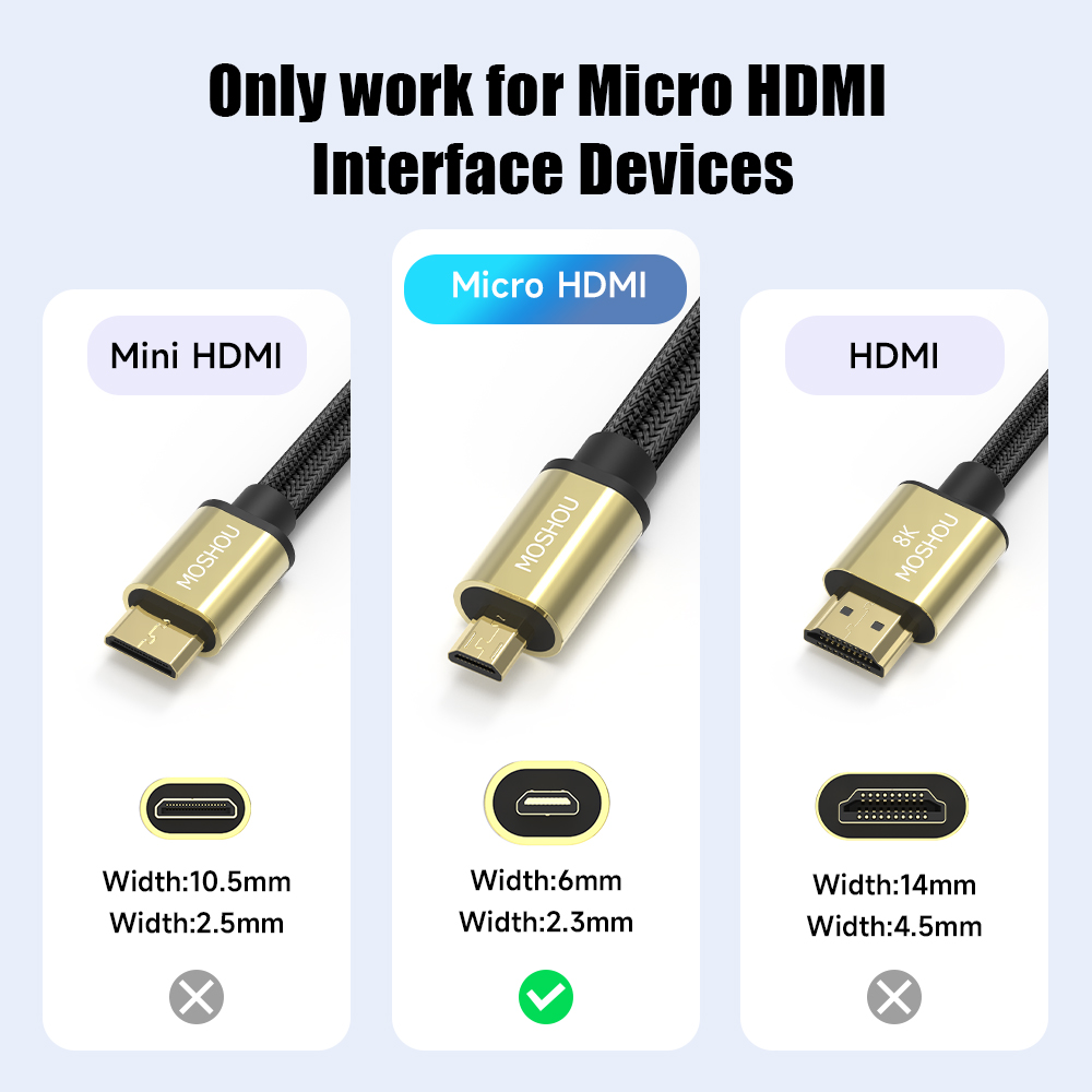 마이크로 HDMI-HDMI 호환 케이블 2.1 GoPr - Hdmi Arc Cable 리뷰 및 가격