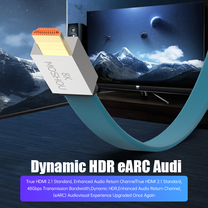 MOSHOU HDMI 2.1 케이블 48Gbps 8K@ - Hdmi Arc Cable 리뷰 및 가격