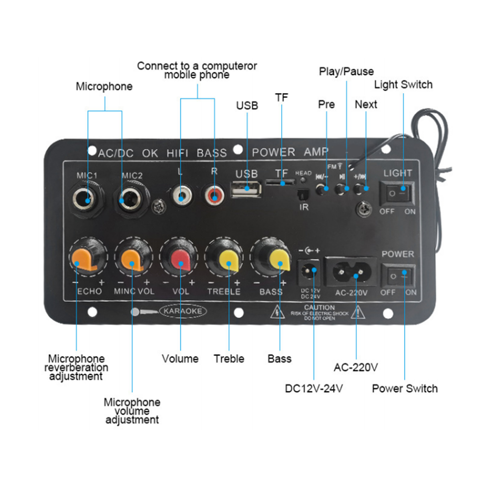 D10 디지털 블루투스 앰프 보드 110V 220V 1 - Home Cinema Bluetooth 리뷰 및 가격