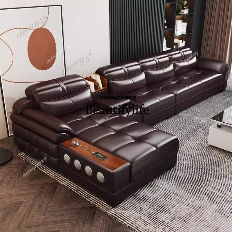 D5556 정품 가죽 소형 아파트 소파 고급 아파트 시 - Home Cinema For Small Room 리뷰 및 가격