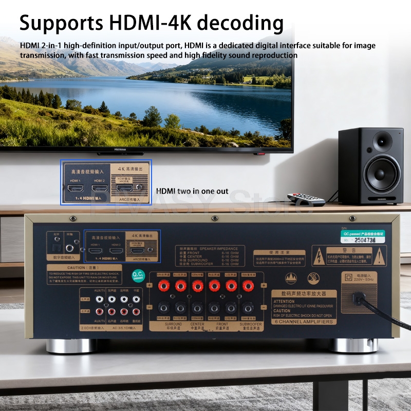 1200W 앰프 블루투스 앰프 SNR85dB 사운드 앰 - Home Cinema Bluetooth 리뷰 및 가격