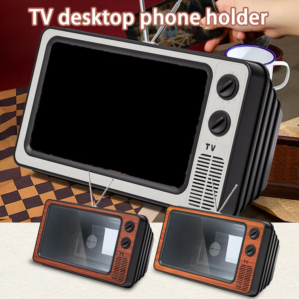 빈티지 TV 폰 거치대, 크리에이티브 레트로 휴대폰 줌 - Home Cinema Apple 리뷰 및 가격