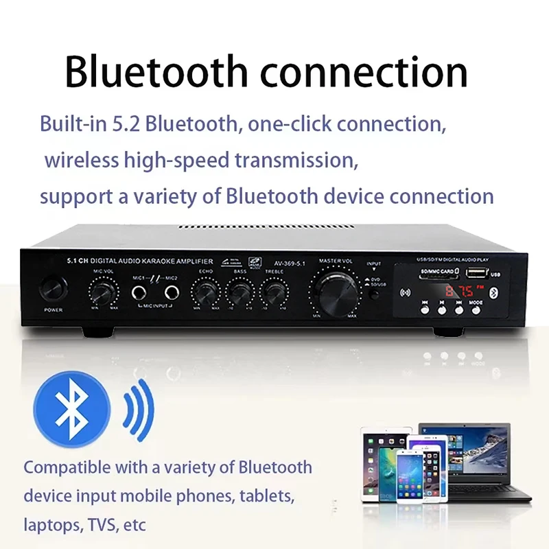 AV-369BT 블루투스 5.1 사운드 스피커 앰프,  - Home Cinema Yamaha 리뷰 및 가격